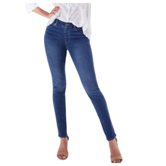 Soft Surroundings Size Medium Jeans Pull On Denim - Picture 1 of 14